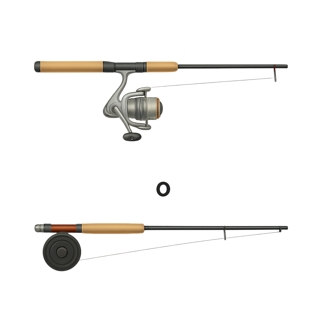 Cañas spinning o mosca